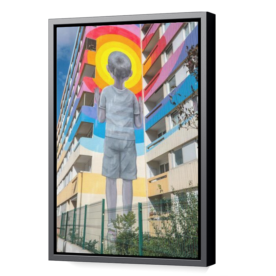 Thumbnail for Canvas - Black Floating Frame