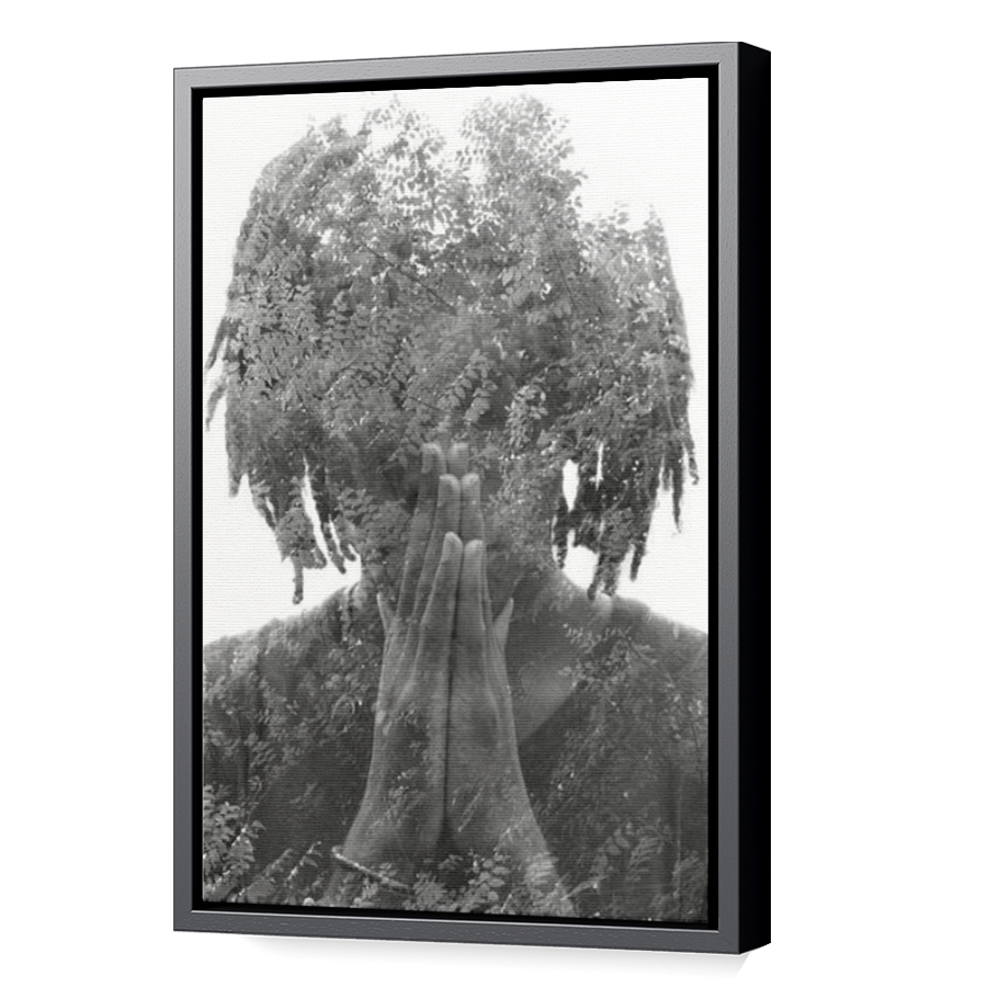Thumbnail for Canvas - Black Floating Frame