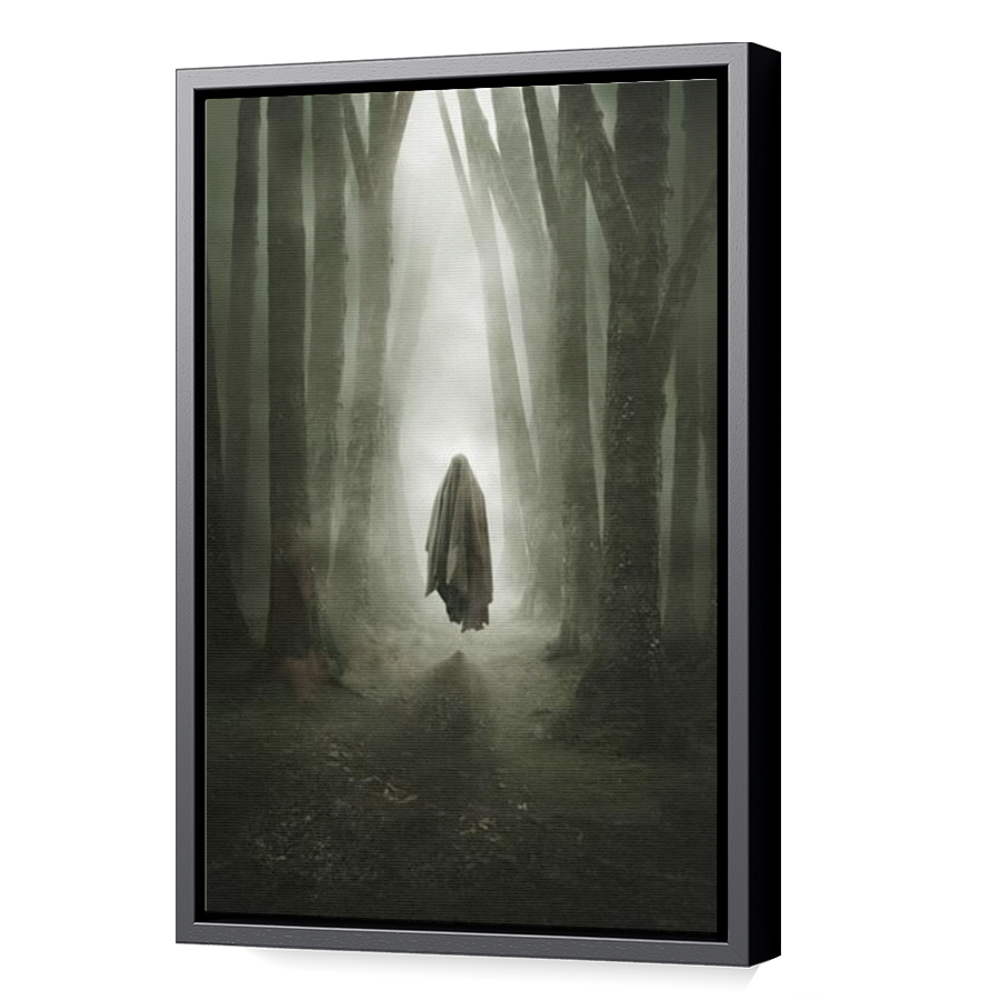 Thumbnail for Canvas - Black Floating Frame