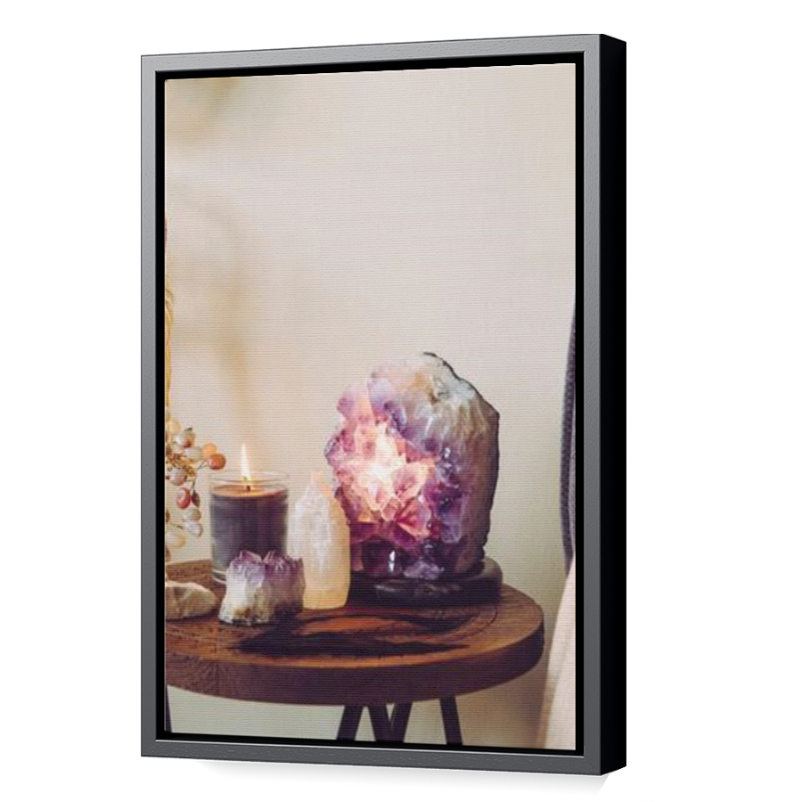 Thumbnail for Canvas - Black Floating Frame