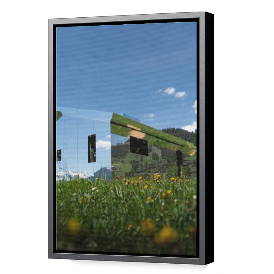Thumbnail for Canvas - Black Floating Frame