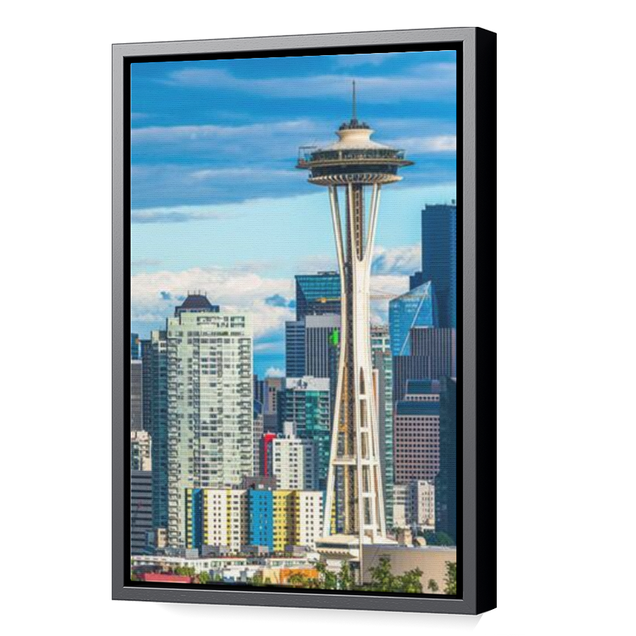 Thumbnail for Canvas - Black Floating Frame