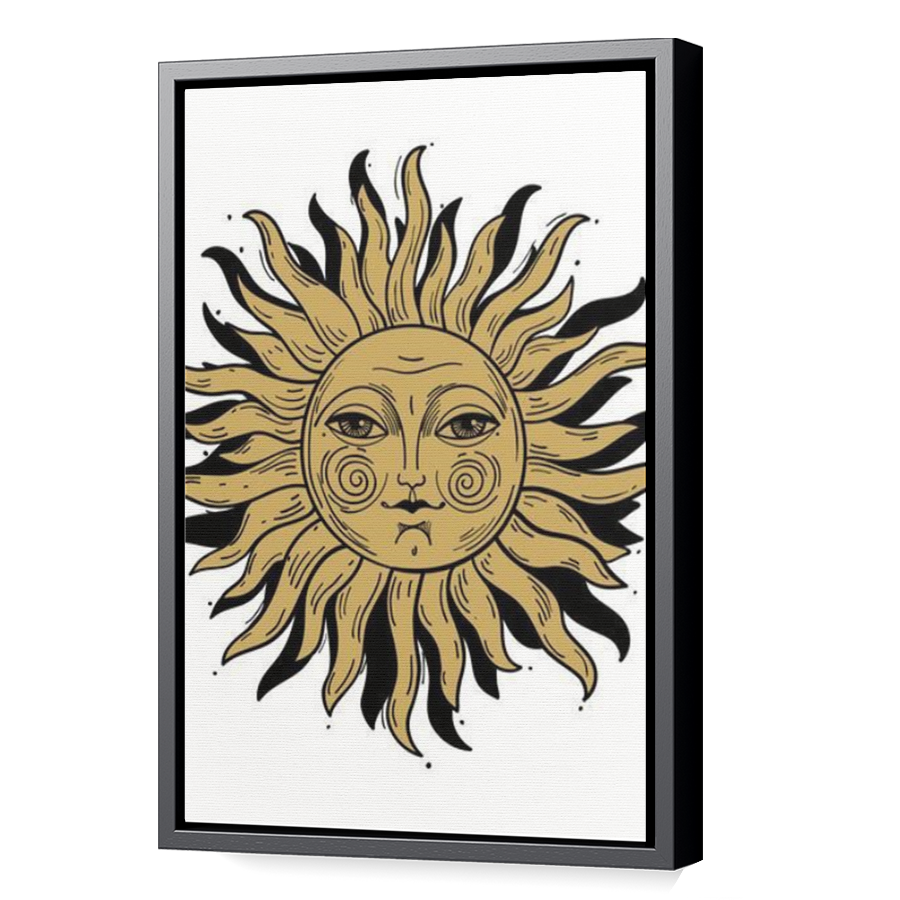 Thumbnail for Canvas - Black Floating Frame