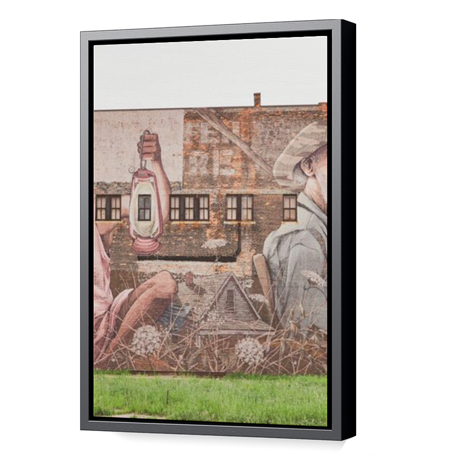 Thumbnail for Canvas - Black Floating Frame