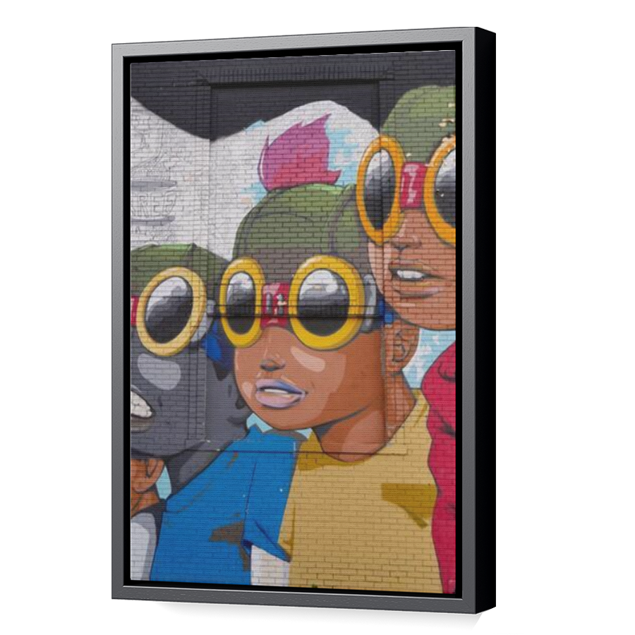 Thumbnail for Canvas - Black Floating Frame