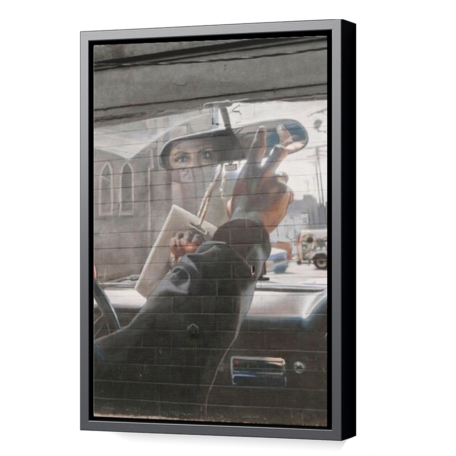 Thumbnail for Canvas - Black Floating Frame