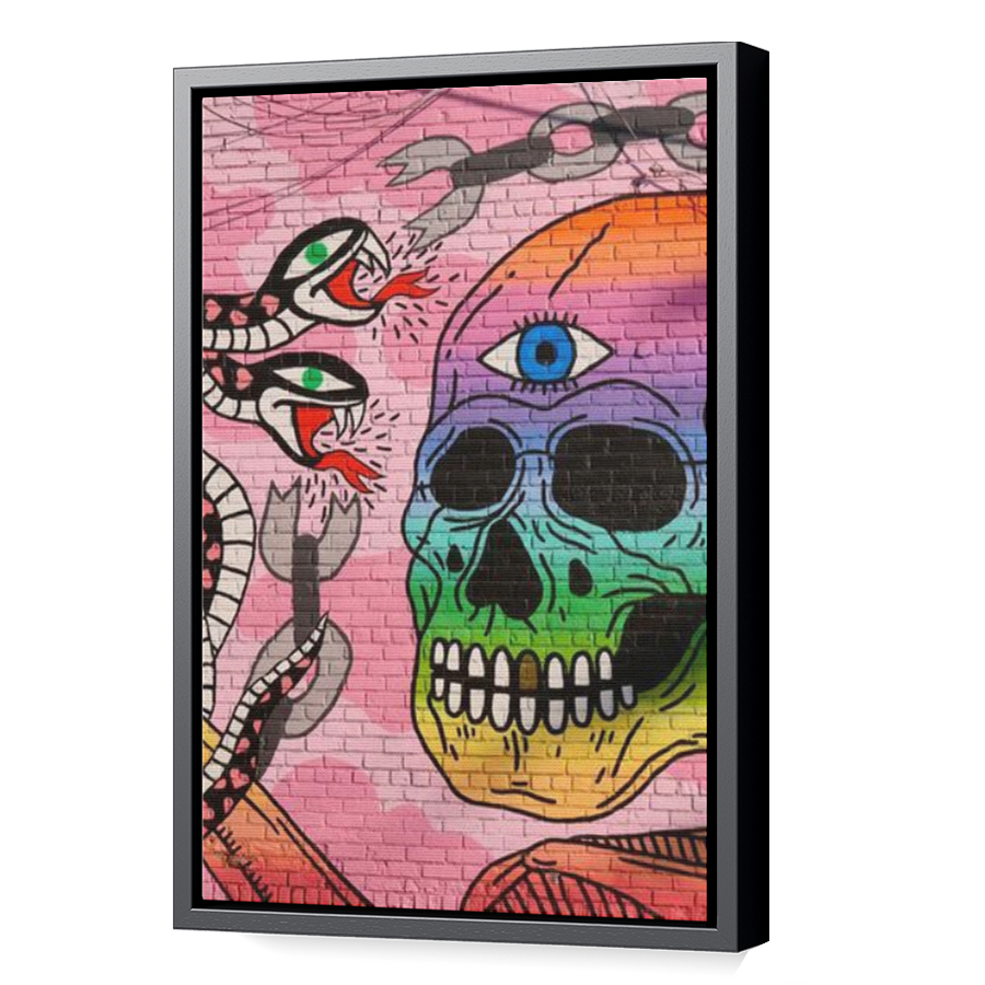 Thumbnail for Canvas - Black Floating Frame