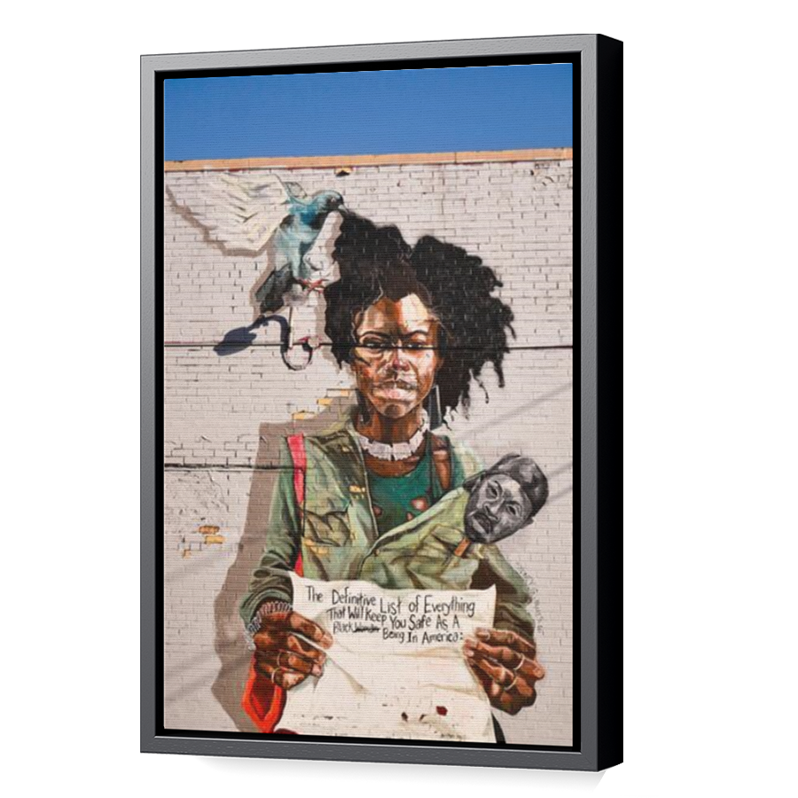 Thumbnail for Canvas - Black Floating Frame