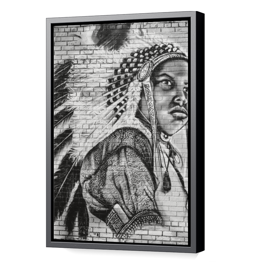 Thumbnail for Canvas - Black Floating Frame