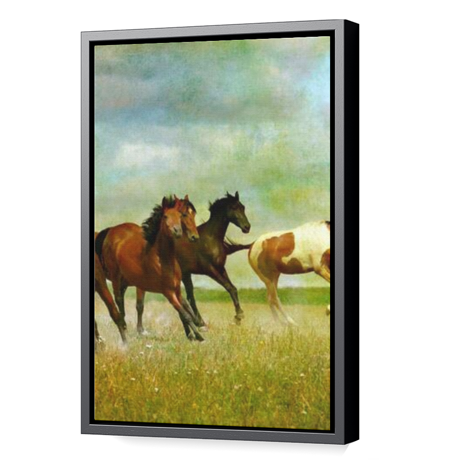 Thumbnail for Canvas - Black Floating Frame