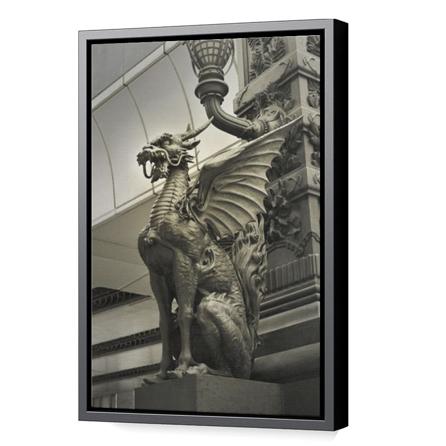 Thumbnail for Canvas - Black Floating Frame