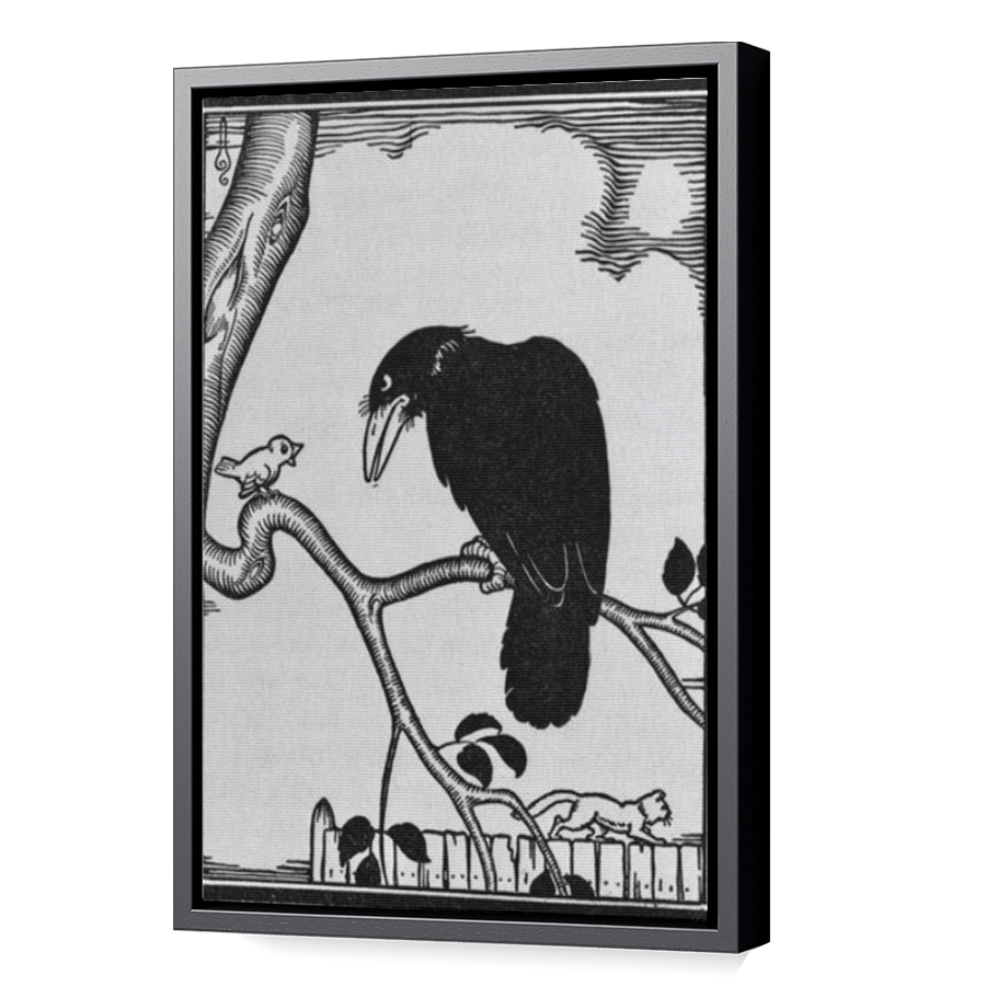Thumbnail for Canvas - Black Floating Frame