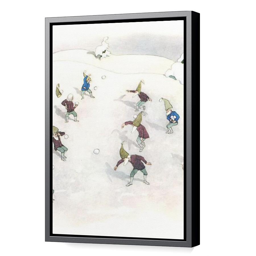 Thumbnail for Canvas - Black Floating Frame