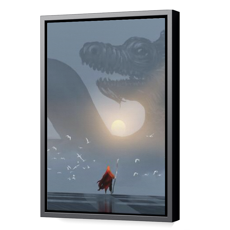 Thumbnail for Canvas - Black Floating Frame