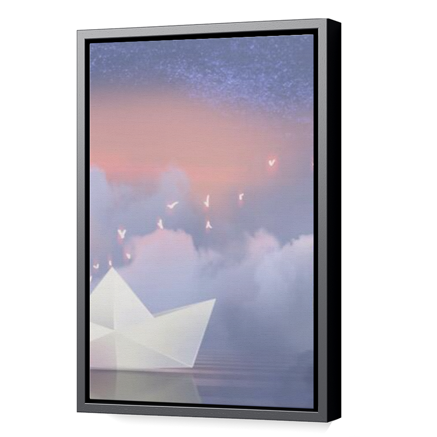 Thumbnail for Canvas - Black Floating Frame