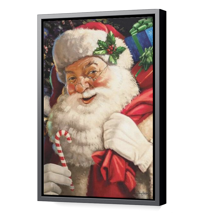 Thumbnail for Canvas - Black Floating Frame