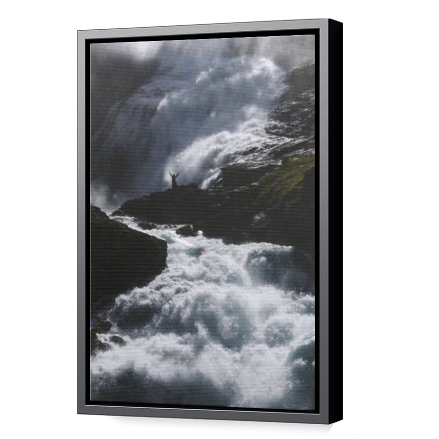 Thumbnail for Canvas - Black Floating Frame
