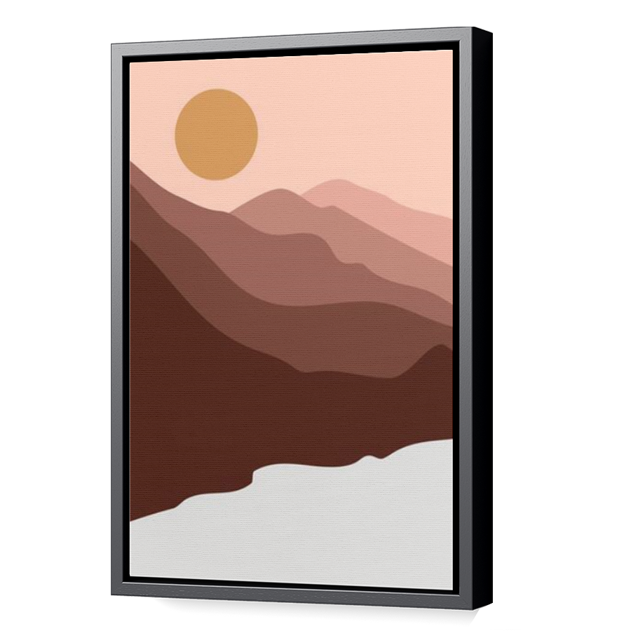 Thumbnail for Canvas - Black Floating Frame
