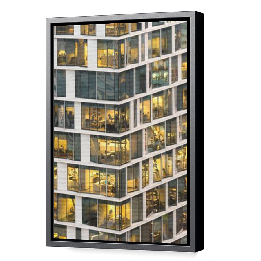 Thumbnail for Canvas - Black Floating Frame