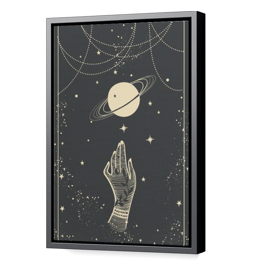 Thumbnail for Canvas - Black Floating Frame
