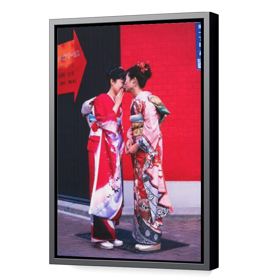 Thumbnail for Canvas - Black Floating Frame
