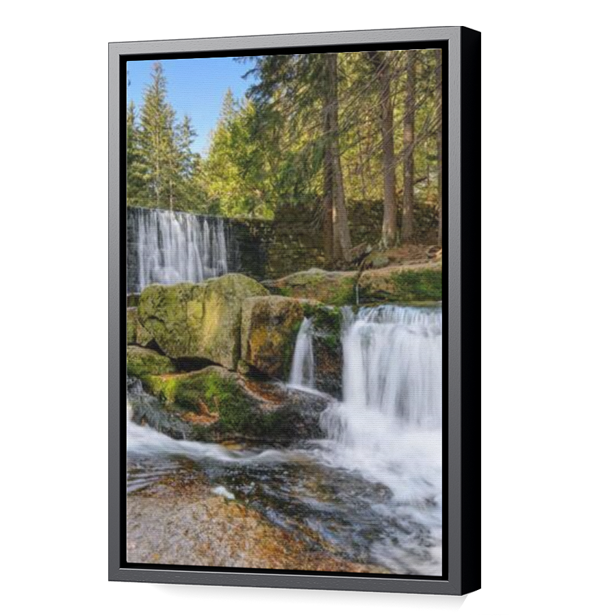Thumbnail for Canvas - Black Floating Frame