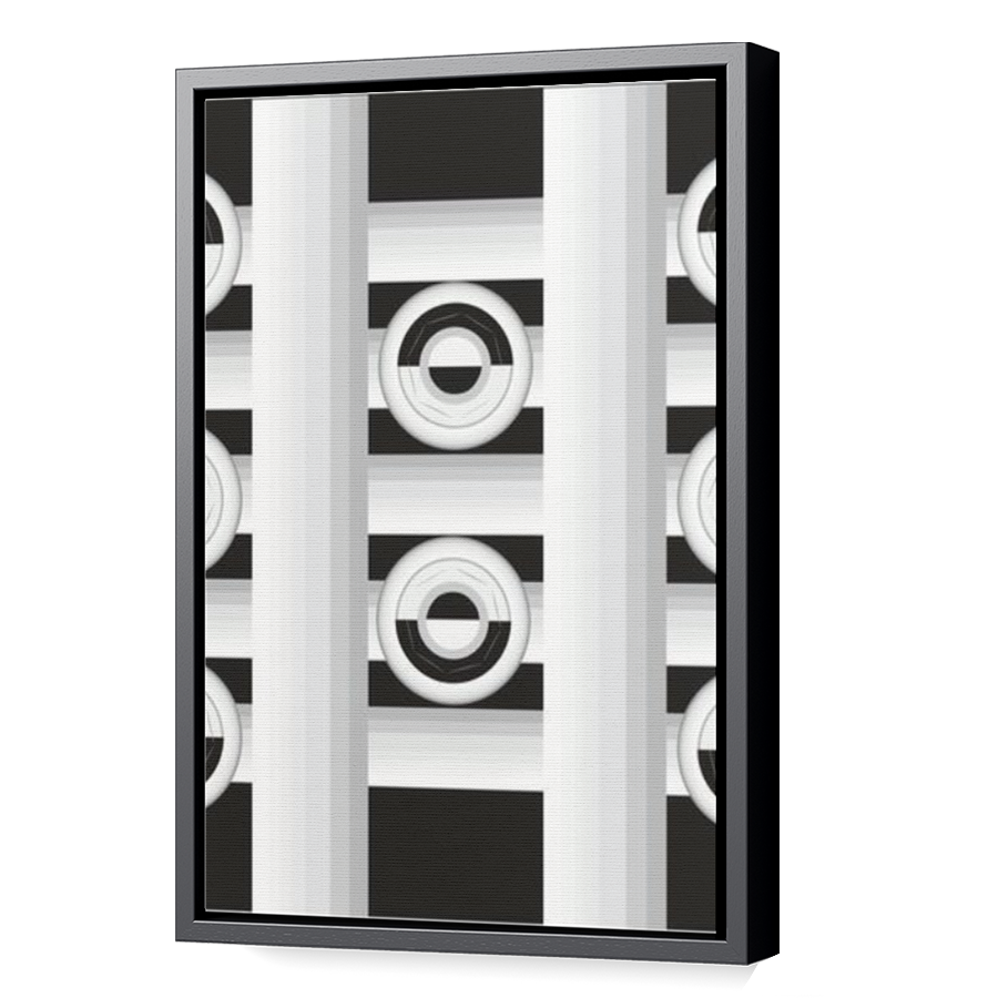 Thumbnail for Canvas - Black Floating Frame