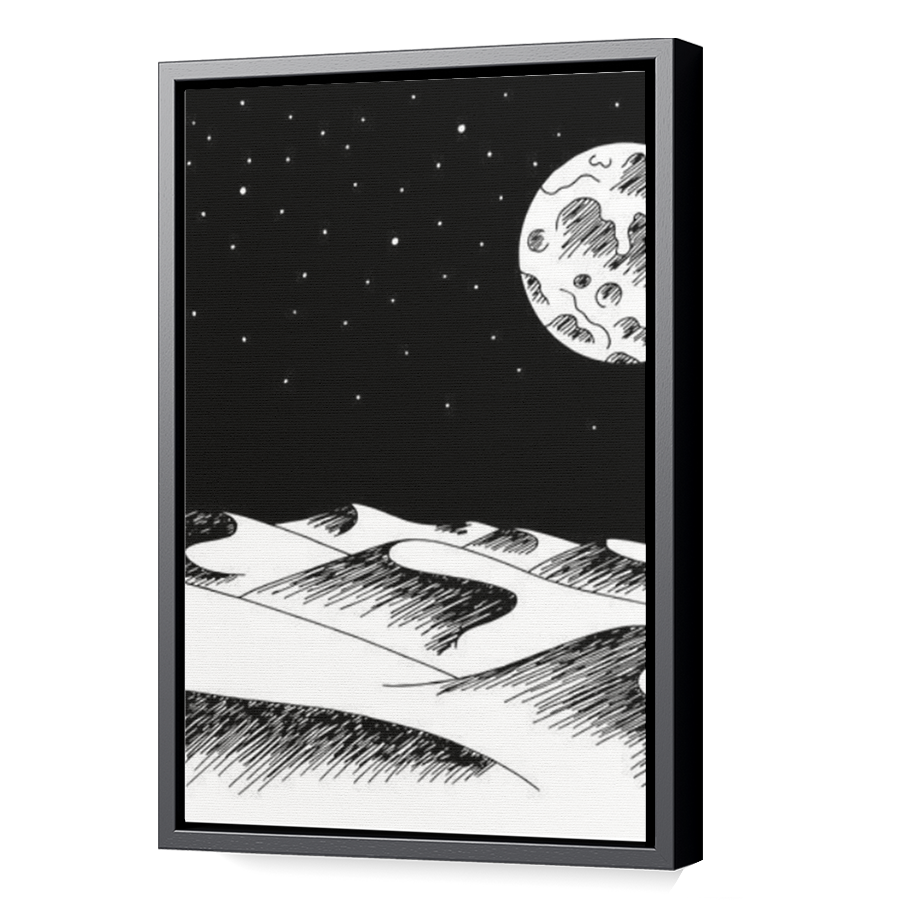 Thumbnail for Canvas - Black Floating Frame