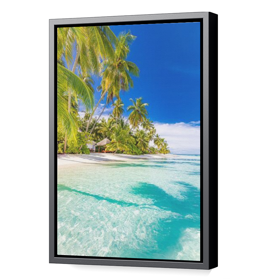 Thumbnail for Canvas - Black Floating Frame