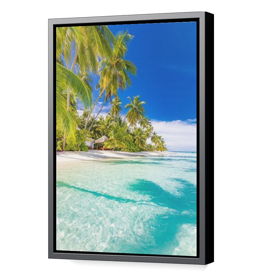 Thumbnail for Canvas - Black Floating Frame