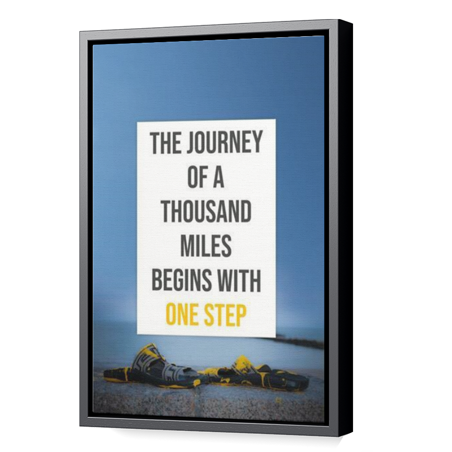 Thumbnail for Canvas - Black Floating Frame