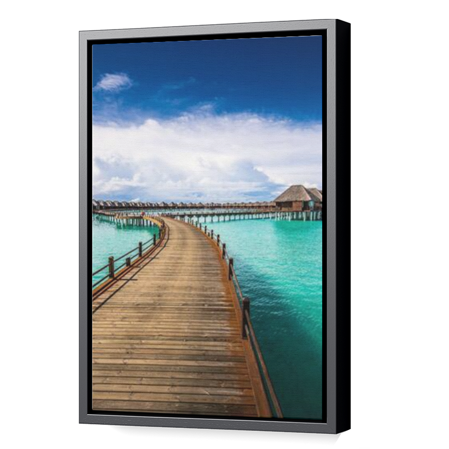 Thumbnail for Canvas - Black Floating Frame