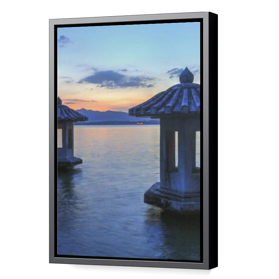 Thumbnail for Canvas - Black Floating Frame