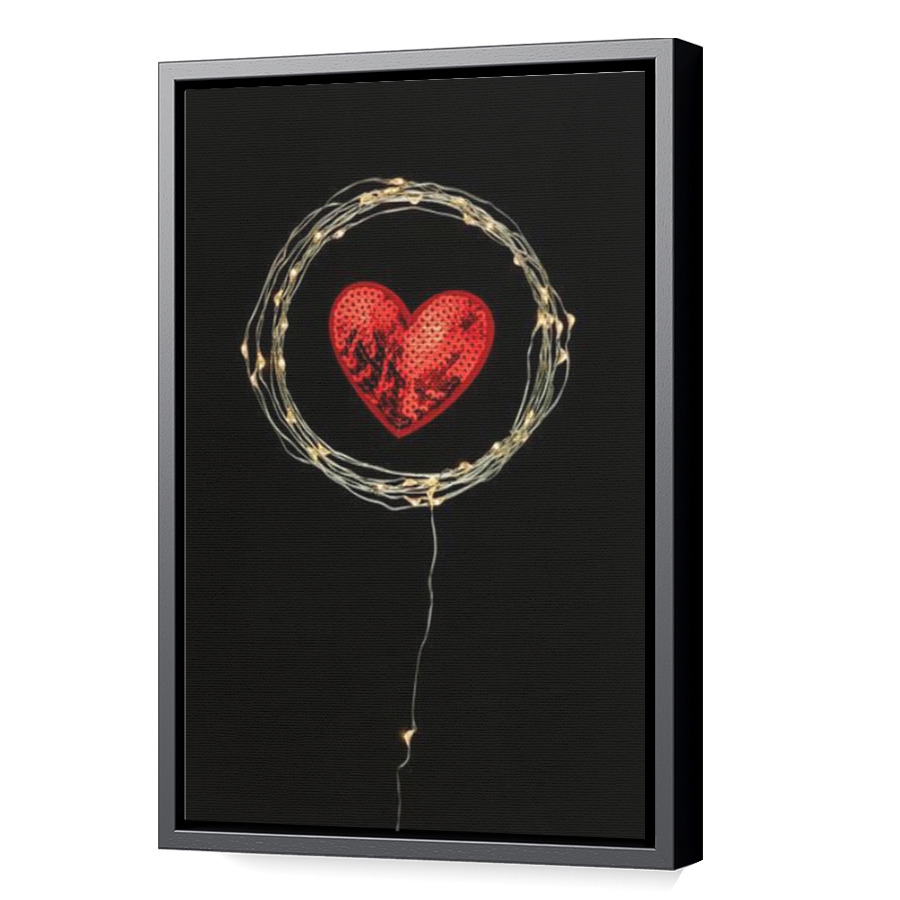 Thumbnail for Canvas - Black Floating Frame