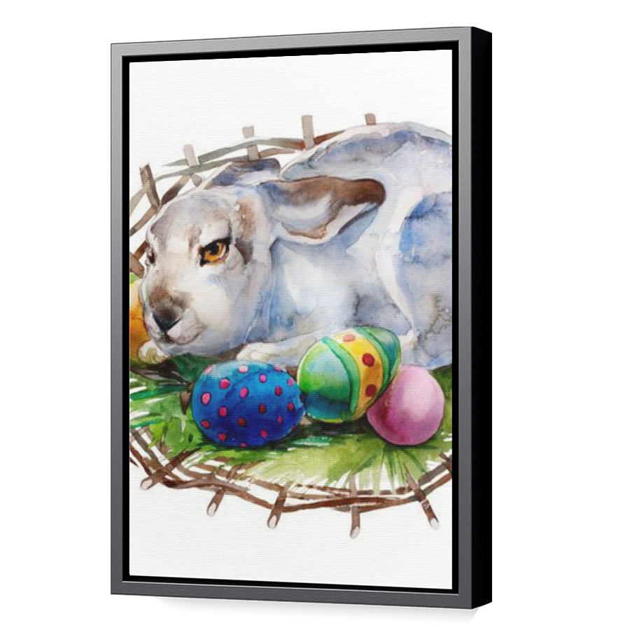 Thumbnail for Canvas - Black Floating Frame
