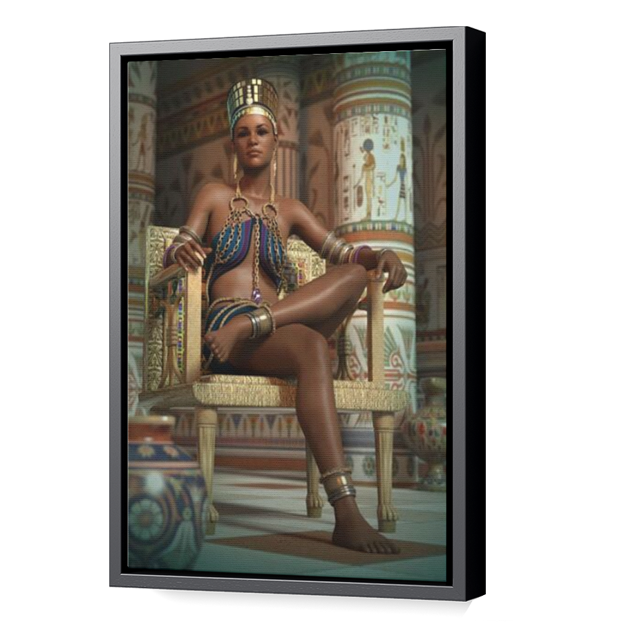 Thumbnail for Canvas - Black Floating Frame