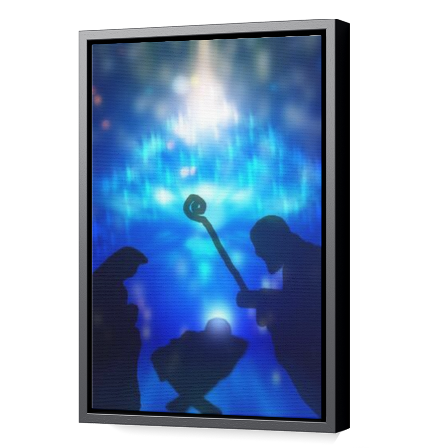 Thumbnail for Canvas - Black Floating Frame