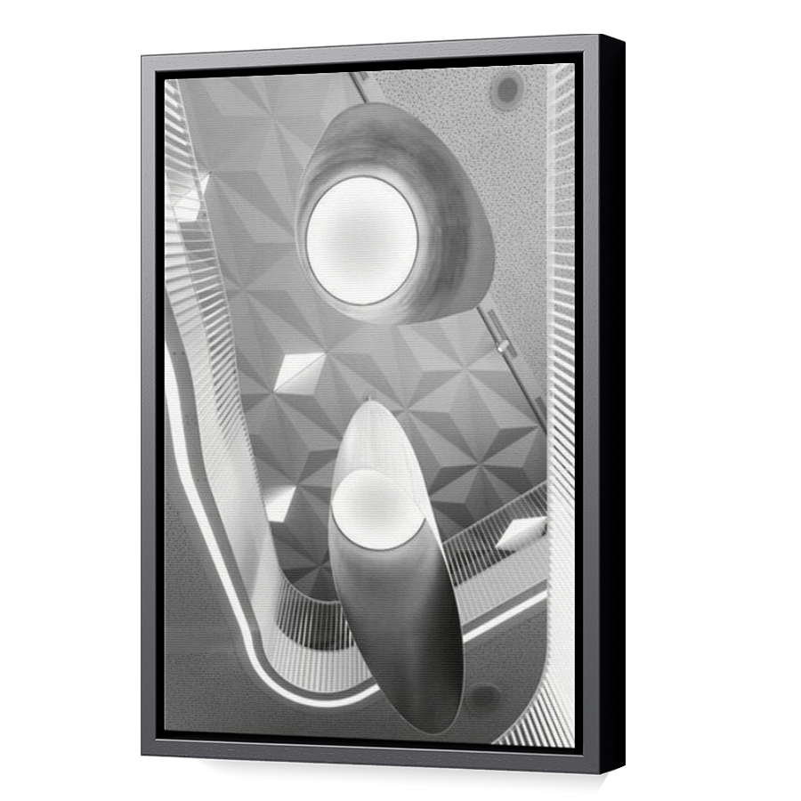 Thumbnail for Canvas - Black Floating Frame