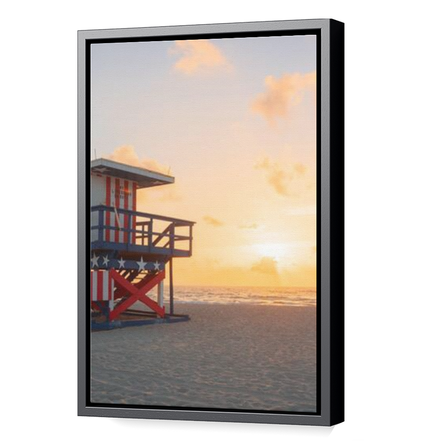 Thumbnail for Canvas - Black Floating Frame