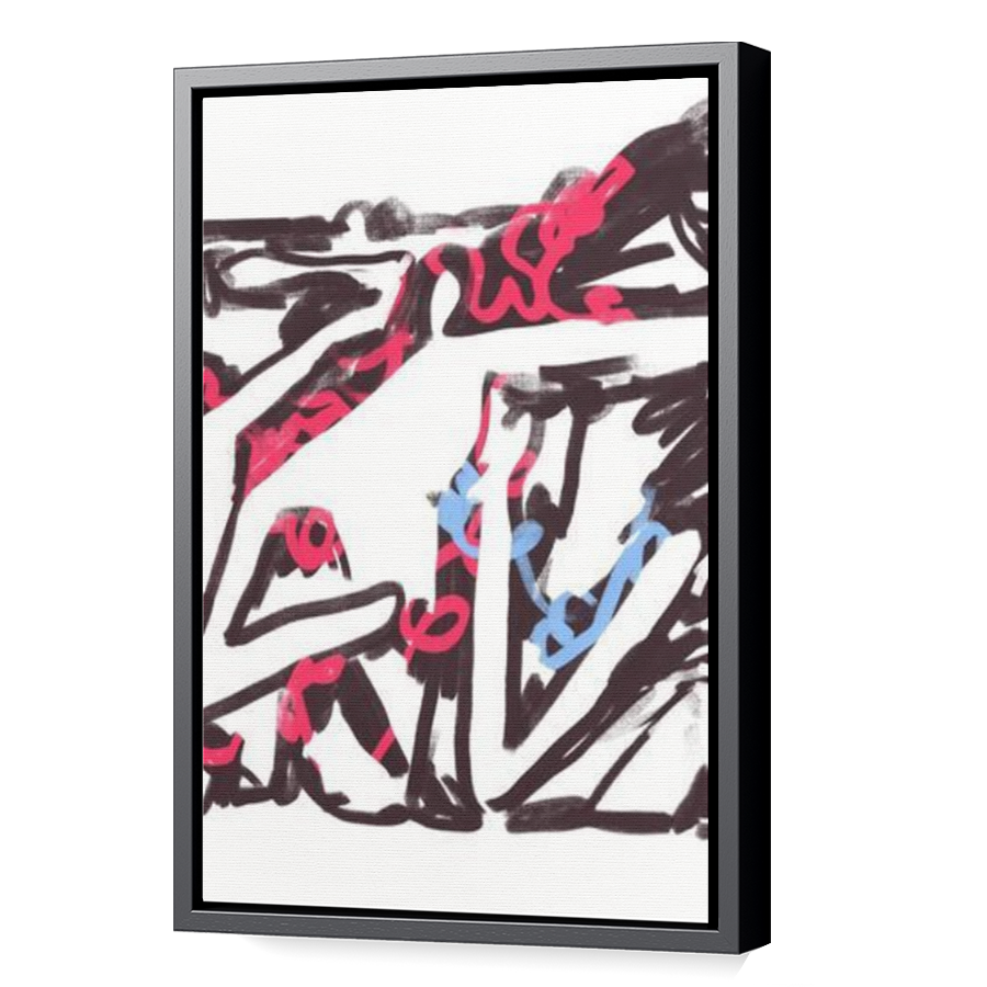Thumbnail for Canvas - Black Floating Frame