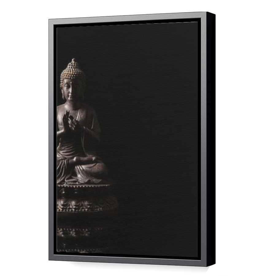 Thumbnail for Canvas - Black Floating Frame