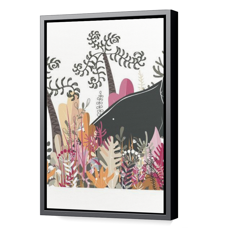Thumbnail for Canvas - Black Floating Frame