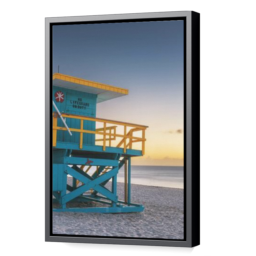 Thumbnail for Canvas - Black Floating Frame