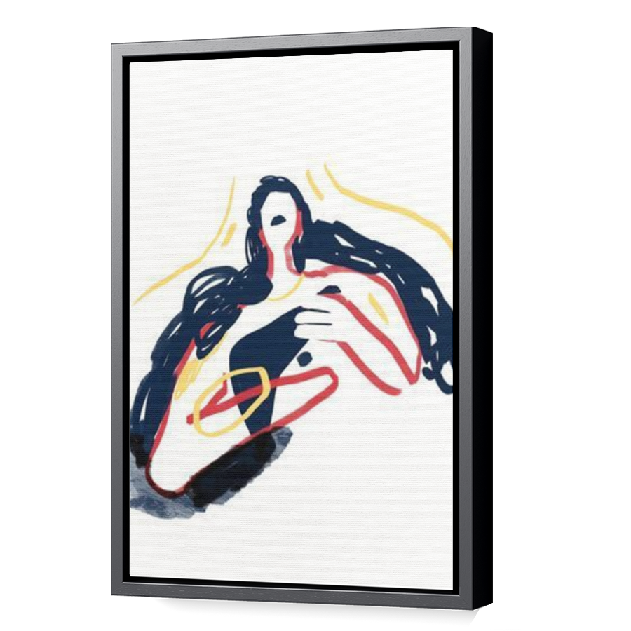 Thumbnail for Canvas - Black Floating Frame