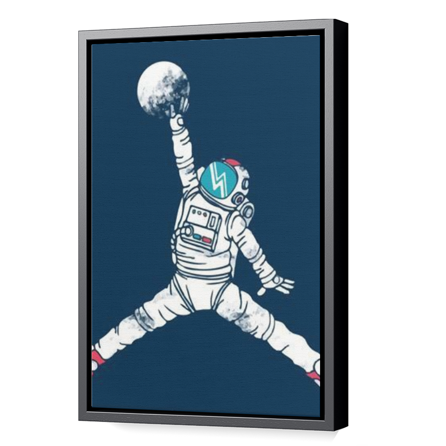 Thumbnail for Canvas - Black Floating Frame