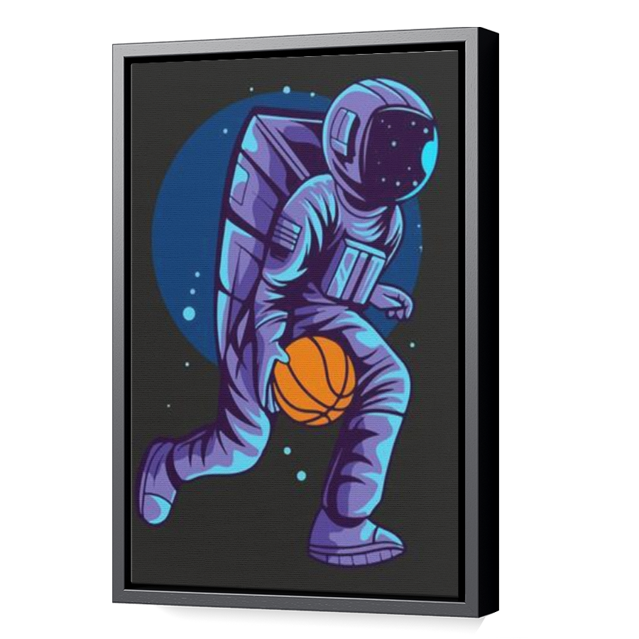 Thumbnail for Canvas - Black Floating Frame