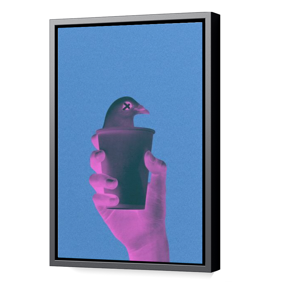 Thumbnail for Canvas - Black Floating Frame