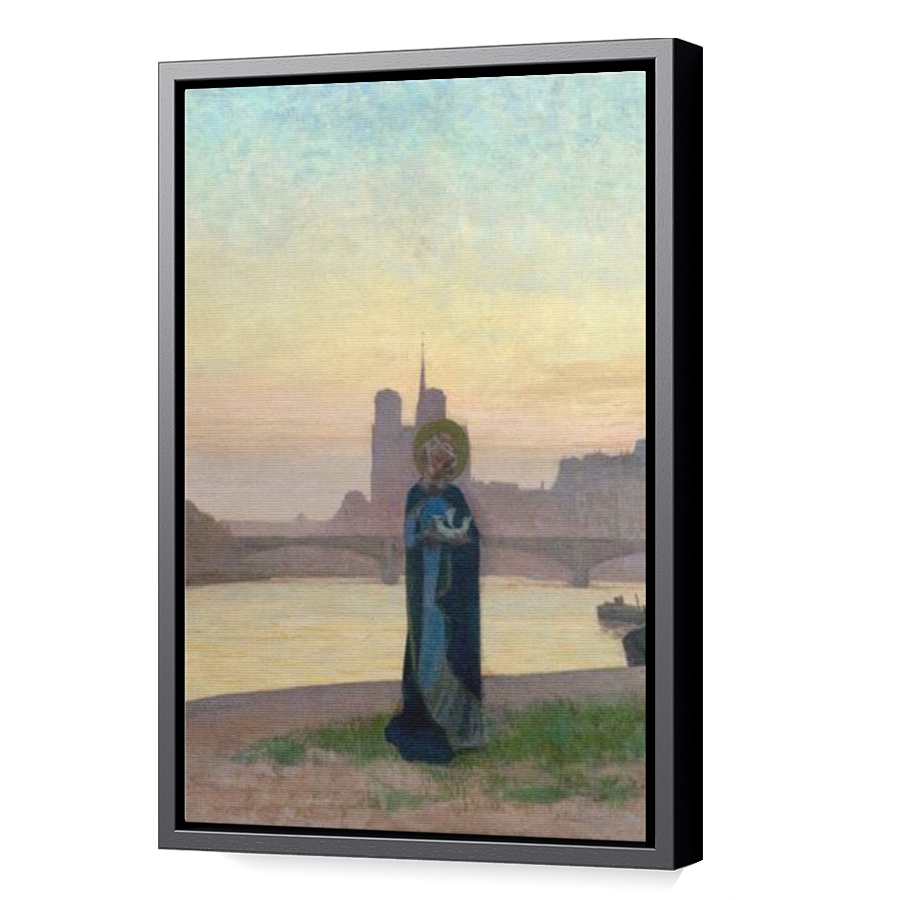 Thumbnail for Canvas - Black Floating Frame