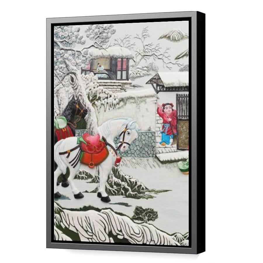 Thumbnail for Canvas - Black Floating Frame