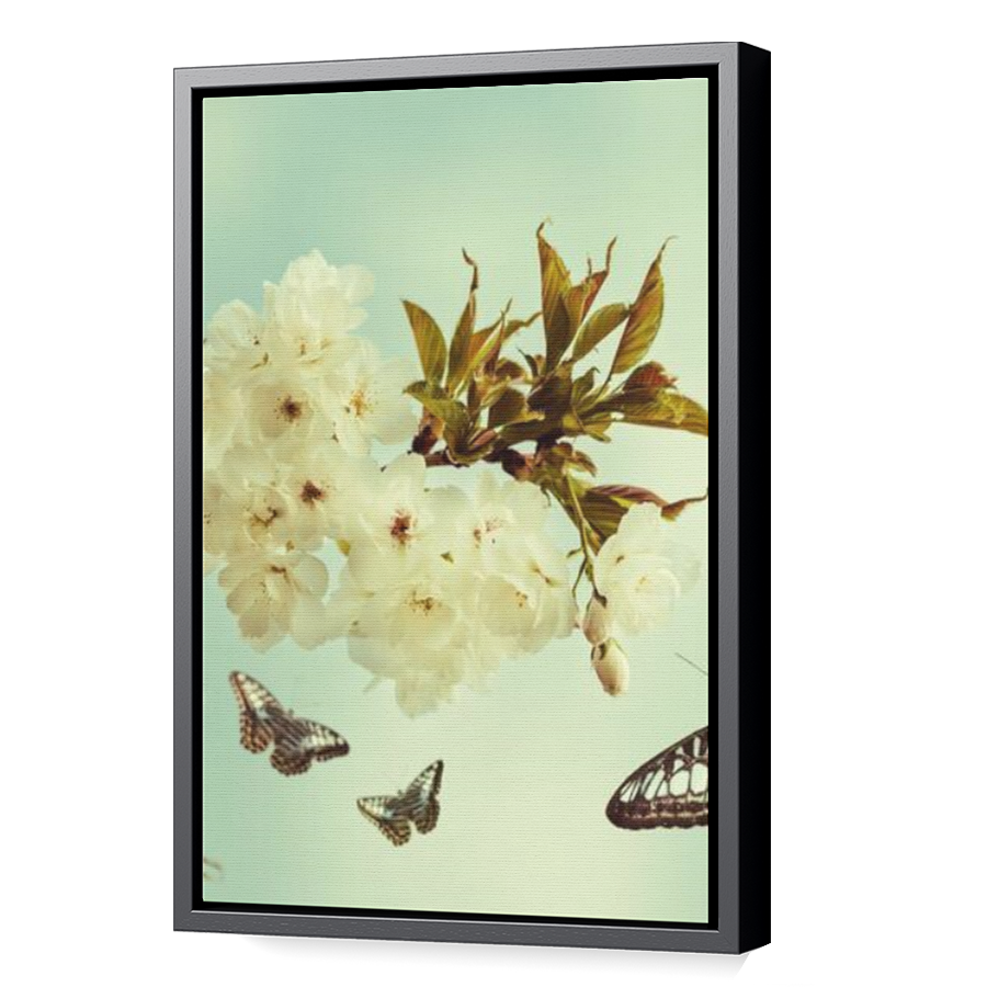 Thumbnail for Canvas - Black Floating Frame